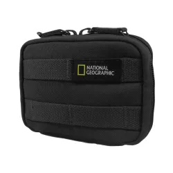 Saszetka pozioma do paska National Geographic Milestone czarna 1l